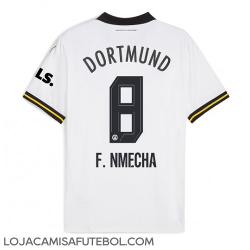 Camisa de Futebol Borussia Dortmund Felix Nmecha #8 Equipamento Alternativo 2024-25 Manga Curta